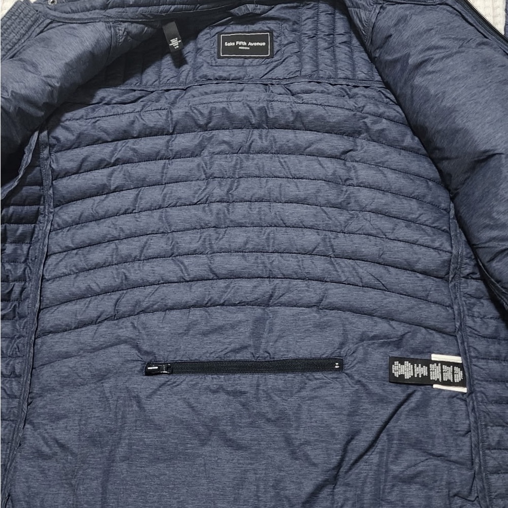 Saks Fifth Avenue Women’s Navy Jacket Size L - Picture 7 of 9